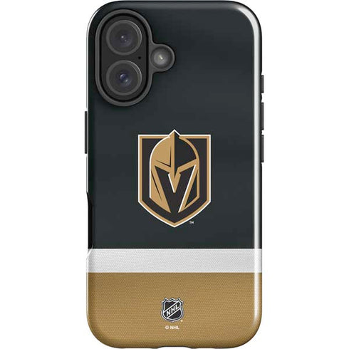 NHL Vegas Golden Knights Jersey iPhone 16 Plus Impact Case